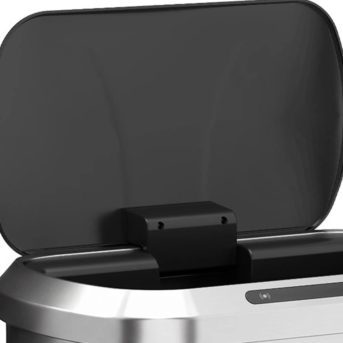 Automatic Trash Can, 13.2Gal / 50L, Touchless, Soft-Close Lid, Silver Kitchen Trash Cans at Gallery Canada