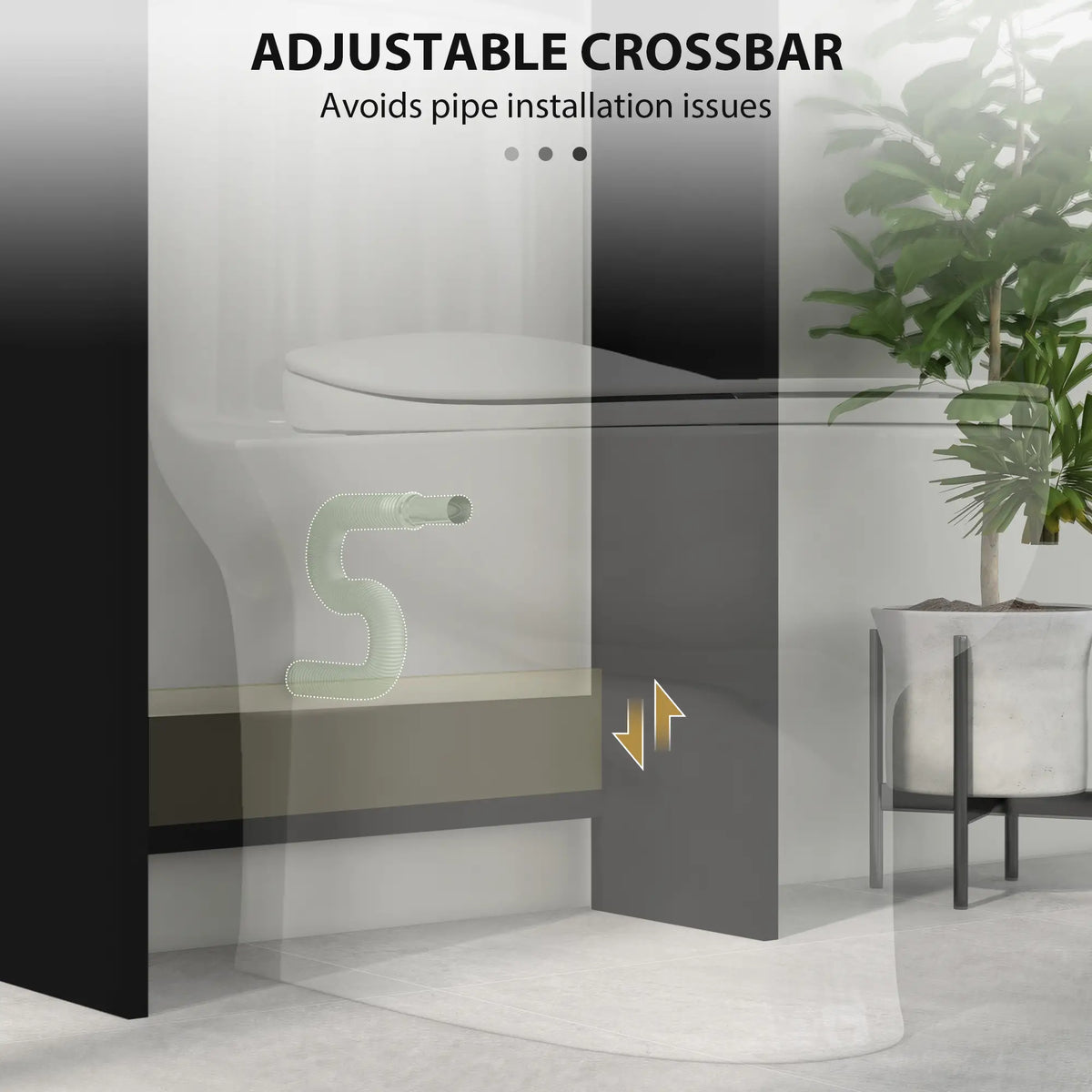 Over Toilet Cabinet, Bathroom Storage with Barn Doors, Open Shelf, Black Bathroom Cabinets at Gallery Canada
