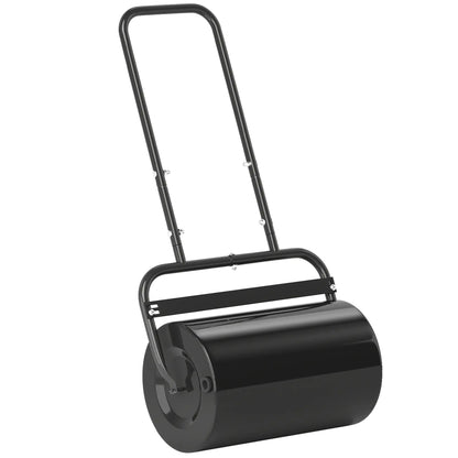 Heavy Duty Lawn Roller 20", Water/Sand Fill, Black Lawn Rollers Black at Gallery Canada