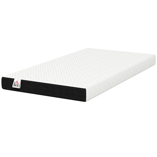 Twin 6 Inch Memory Foam Mattress, Medium Firm, CertiPUR-US Mattresses White, Grey at Gallery Canada