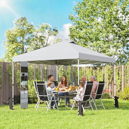 9.6 x 9.6 ft Pop Up Canopy Tent, UPF 50+, Sandbags, Wheeled Bag Pop Up Canopies at Gallery Canada