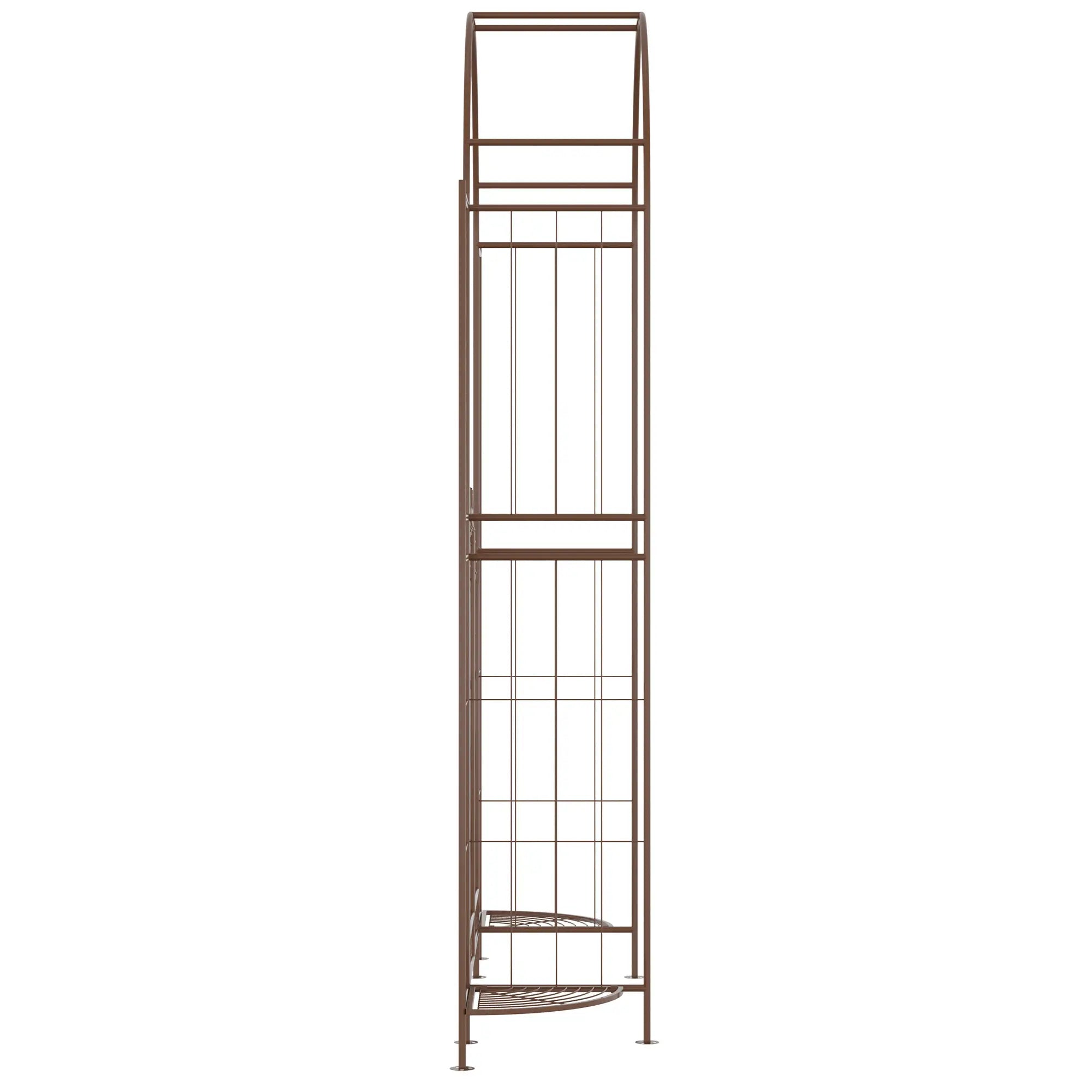 7ft Metal Garden Arch Trellis, Outdoor Arbor for Climbing Plants Garden Arches at Gallery Canada