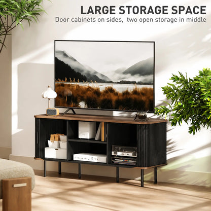 TV Stand for 55 Inches, Storage Shelves, Cabinets, Black TV Stands at Gallery Canada