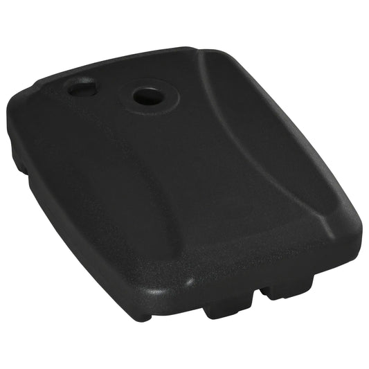 Offset Umbrella Base, Square, Water Sand Filled, 165 lbs, Black Umbrella Bases Black at Gallery Canada