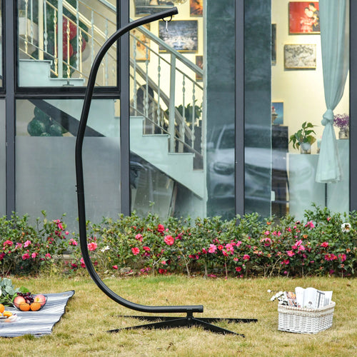 Hanging Hammock Chair Stand, Steel Heavy Duty, Indoor Outdoor