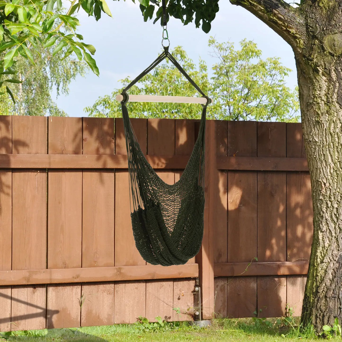 Portable Hammock Chair, Hanging Swing for Outdoor, Army Green Hammock Swings at Gallery Canada