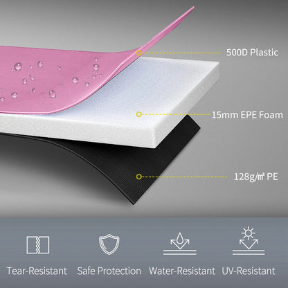 12FT Trampoline Spring Cover, Waterproof, Tear-Resistant, Pink Trampolines at Gallery Canada