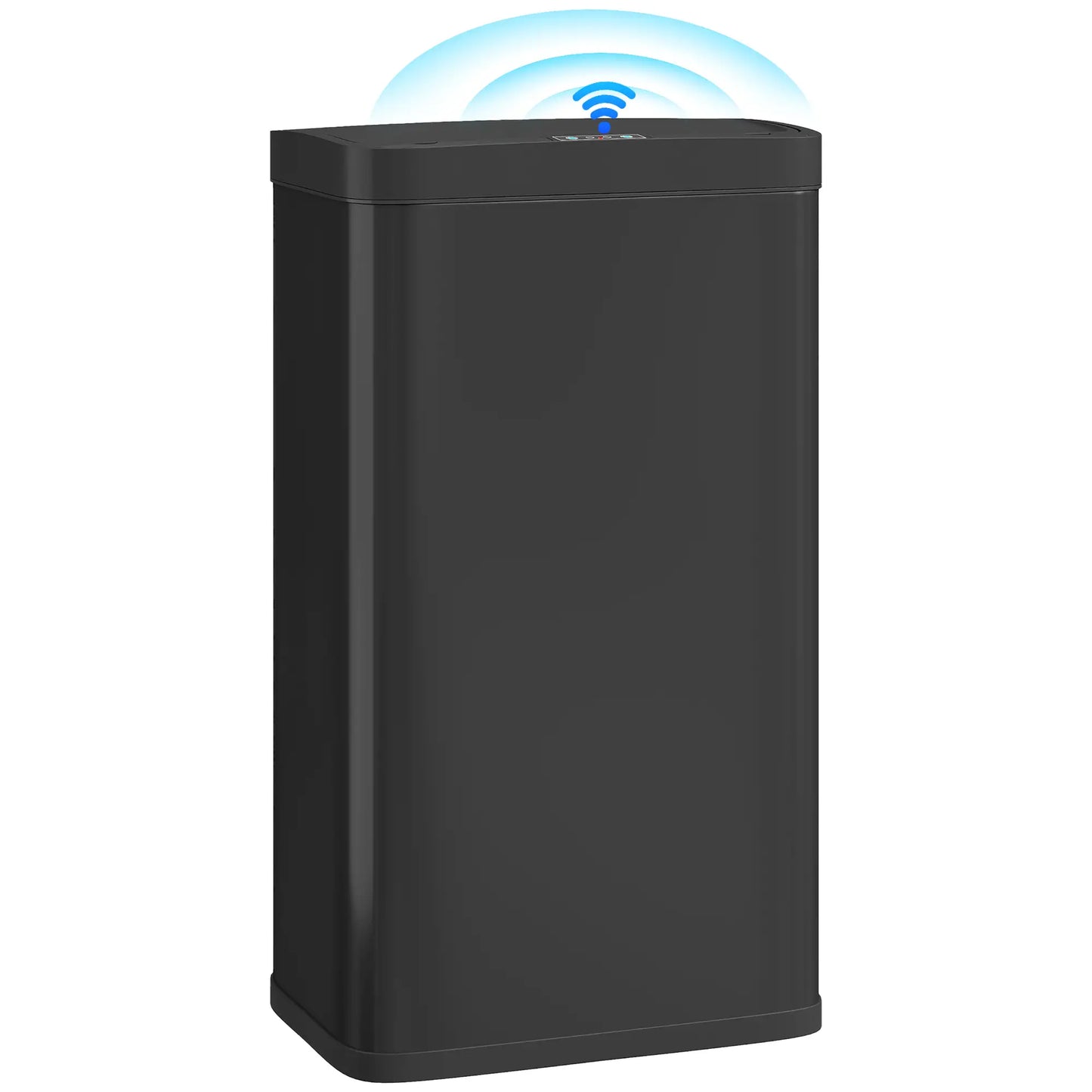 12 Gallon Sensor Can, Automatic Garbage Can, Fingerprint-Proof Stainless Steel, Matte Black Household Supplies at Gallery Canada