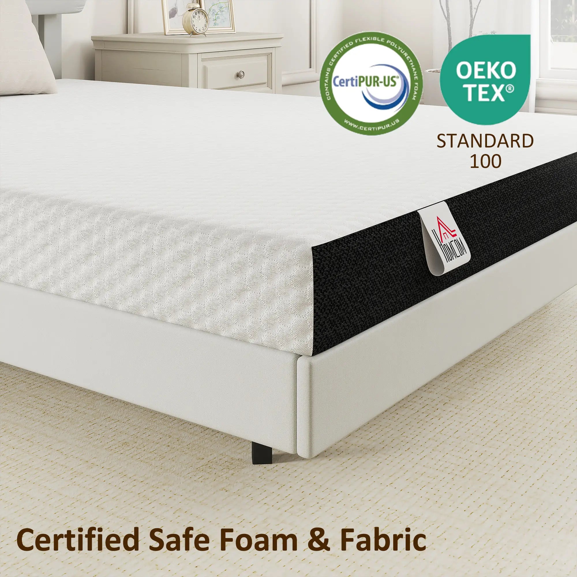 6 Inch Memory Foam Mattress, Medium Firm, CertiPUR-US Mattresses at Gallery Canada