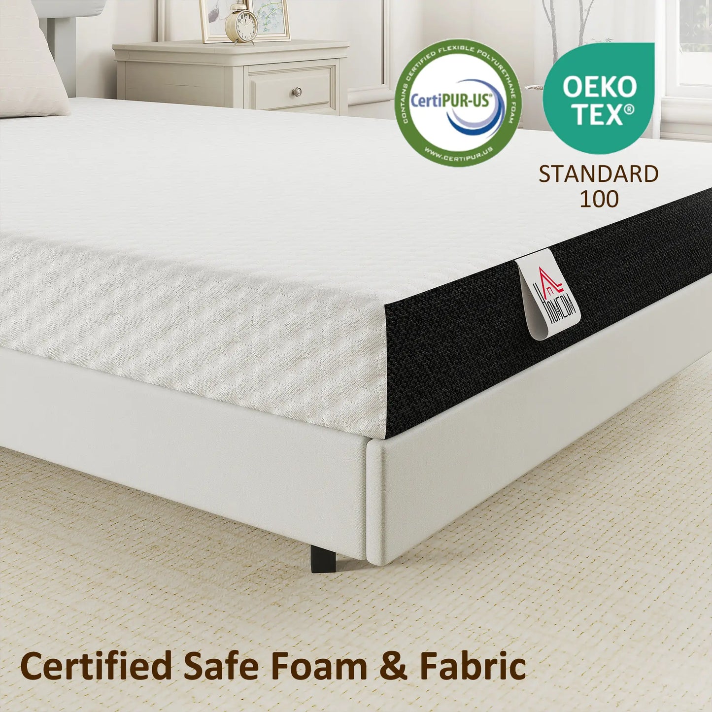 6 Inch Memory Foam Mattress, Medium Firm, CertiPUR-US Mattresses at Gallery Canada
