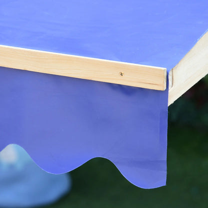 Kids Wooden Sandbox With Cover, 47" x 47" x 47", Natural Sandboxes & Accessories at Gallery Canada