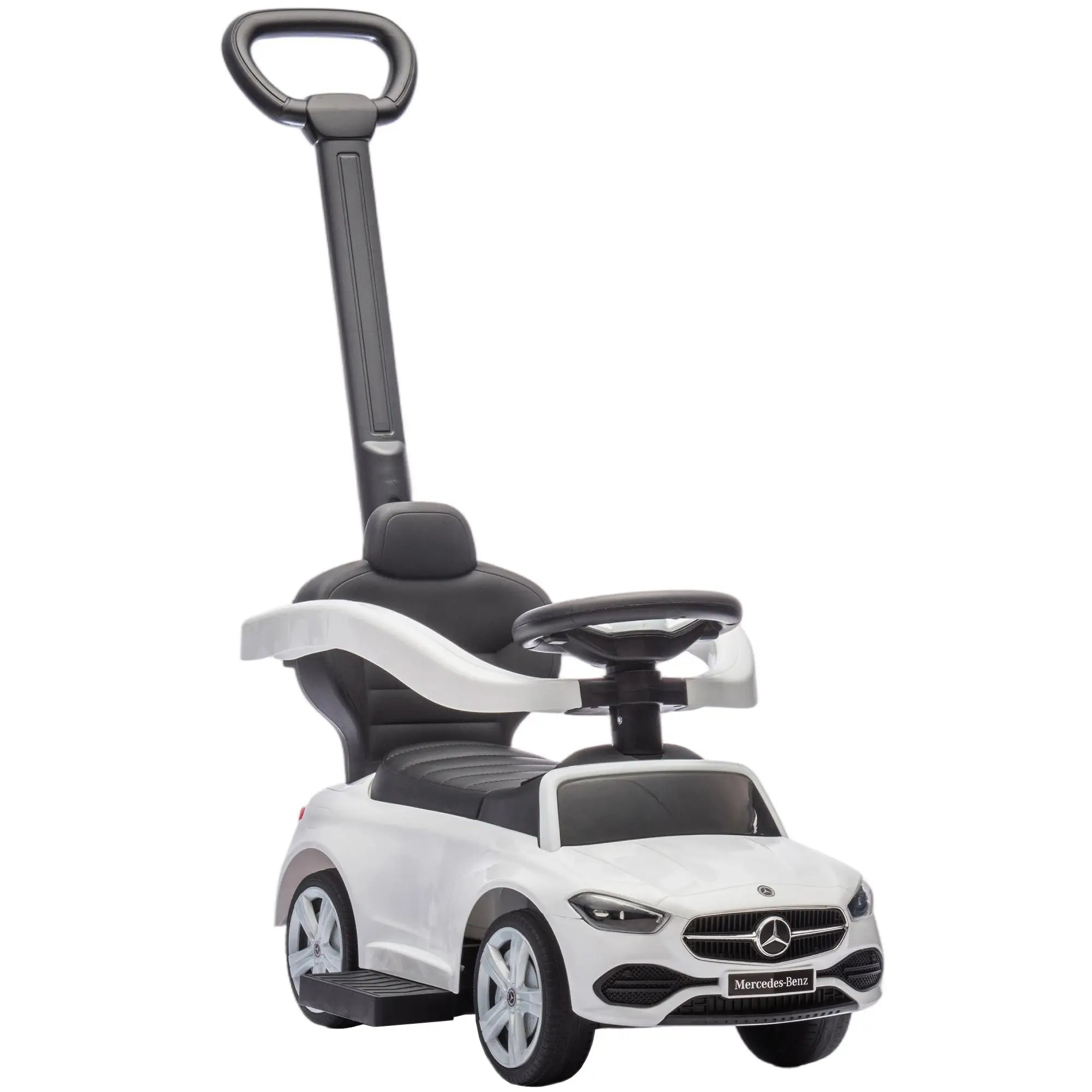 Mercedes-Benz 2-in-1 Toddler Push Car, White Push Cars for Toddlers at Gallery Canada