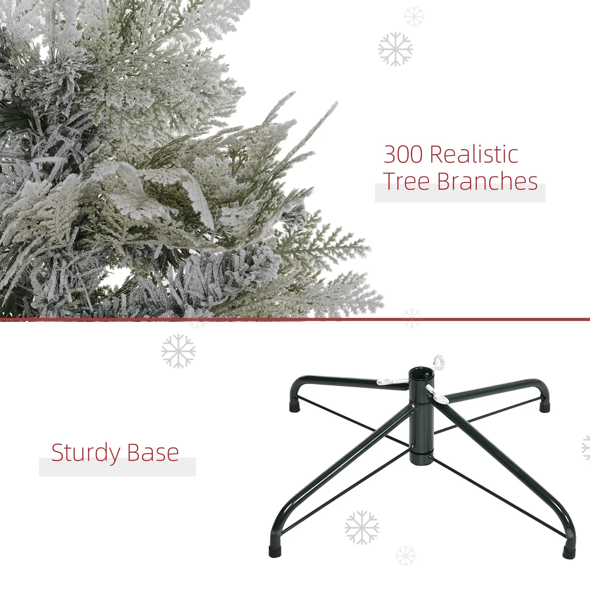 5 Feet Pencil Artificial Christmas Tree, 517 Cypress Branches, Auto Open, Green Pencil Christmas Trees at Gallery Canada