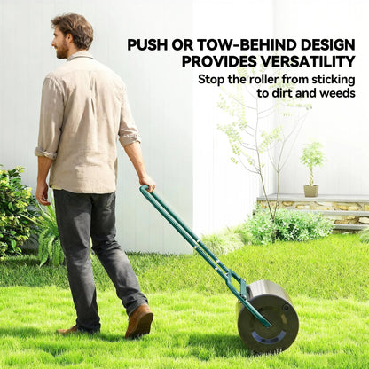 Heavy Duty Lawn Roller 20" Sand Water Fill, Green Lawn Rollers at Gallery Canada
