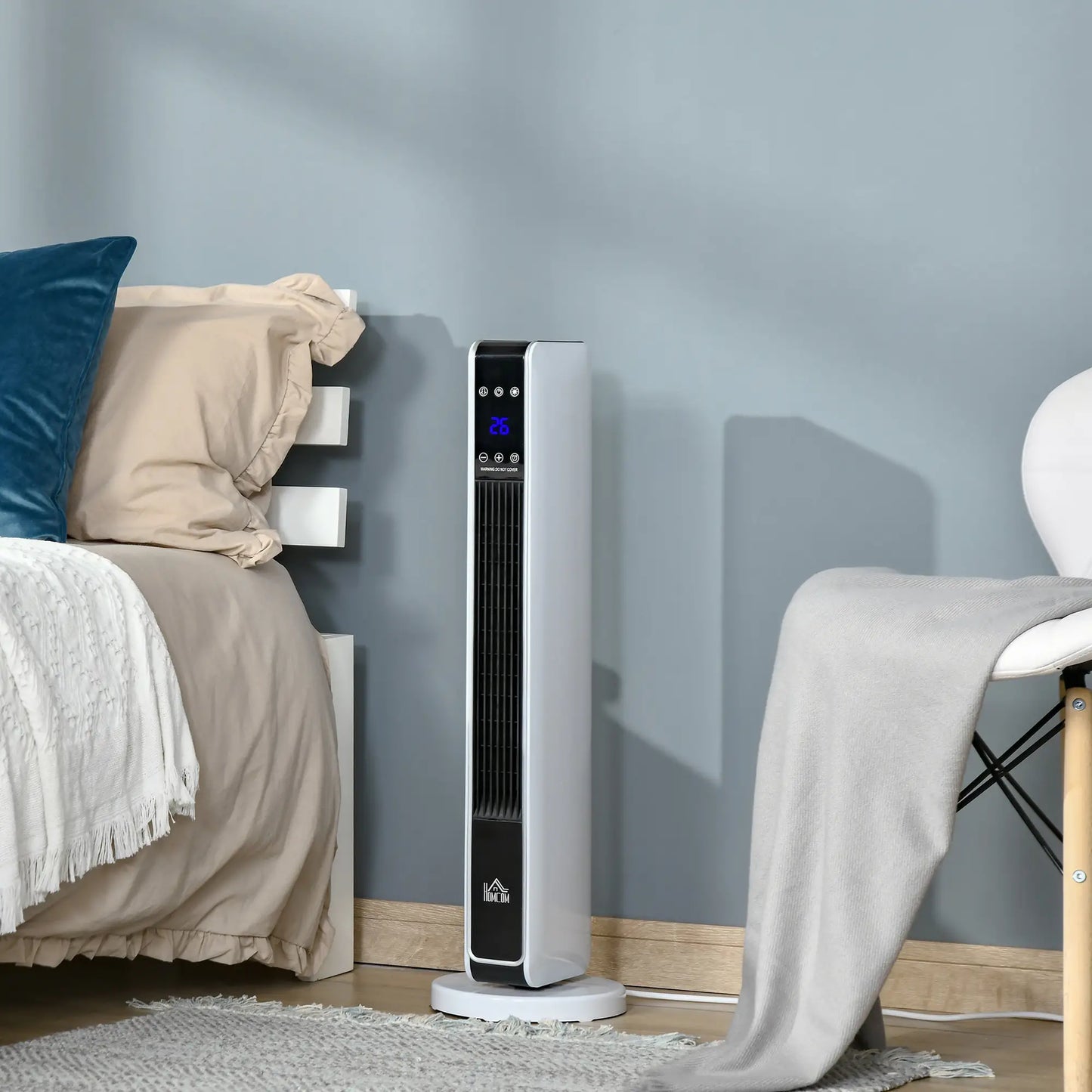 Ceramic Tower Heater, Oscillating, Remote, Timer, 750W/1500W Electric Tower Heaters at Gallery Canada