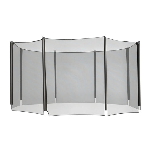 14' Round Trampoline Enclosure Safety Net, Replacement Part Trampolines Black at Gallery Canada