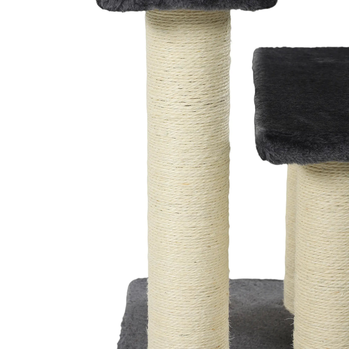 Cat Trees 3 Tier Pet Stairs, Dog Cat Steps Scratching Post, Dark Grey Dog Stairs at Gallery Canada