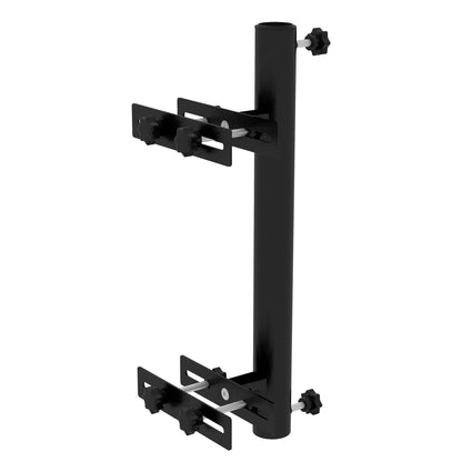 Patio Umbrella Holder Stand, Deck Railing Mount Bracket, Adjustable Clamps, Black Umbrella Bases Black at Gallery Canada