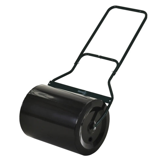 20" Push/Tow Behind Lawn Roller, 16 Gal Water/Sand, Black Lawn Rollers Green and Black at Gallery Canada