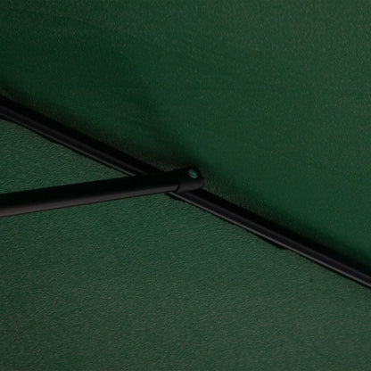 8ft Half Umbrella, Outdoor Balcony Parasol, Patio Sun Shade, Green Sun Umbrellas at Gallery Canada
