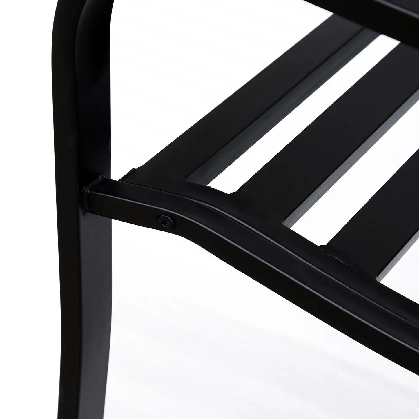 Vintage Floral Cast Metal Garden Bench, 50" x 23.6" x 35", Black Outdoor Benches at Gallery Canada