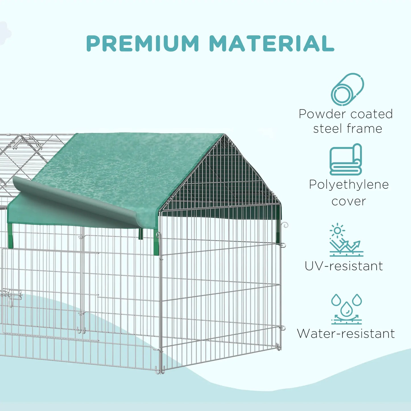 87x41x41-In Catio Rabbit Guinea Pig Cage, Small Animal Enclosure, Green Houses & Habitats at Gallery Canada