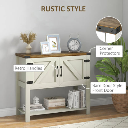 Farmhouse Kitchen Storage Cabinet, Free Standing Sideboard, White Storage Cabinets at Gallery Canada