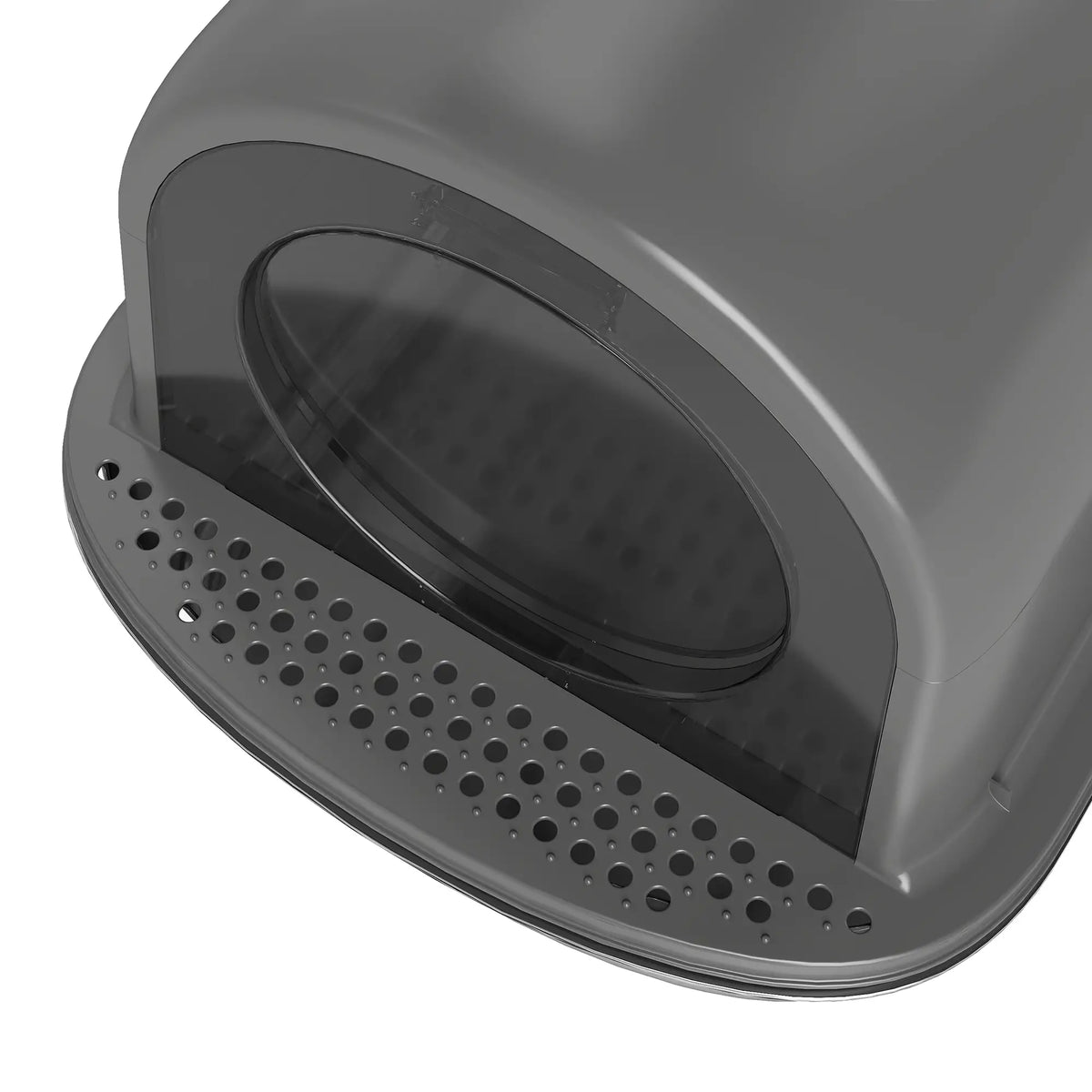 Enclosed Stainless Steel Litter Box with Scoop, Handle, Stainless Steel Cat Litter Box Enclosures at Gallery Canada
