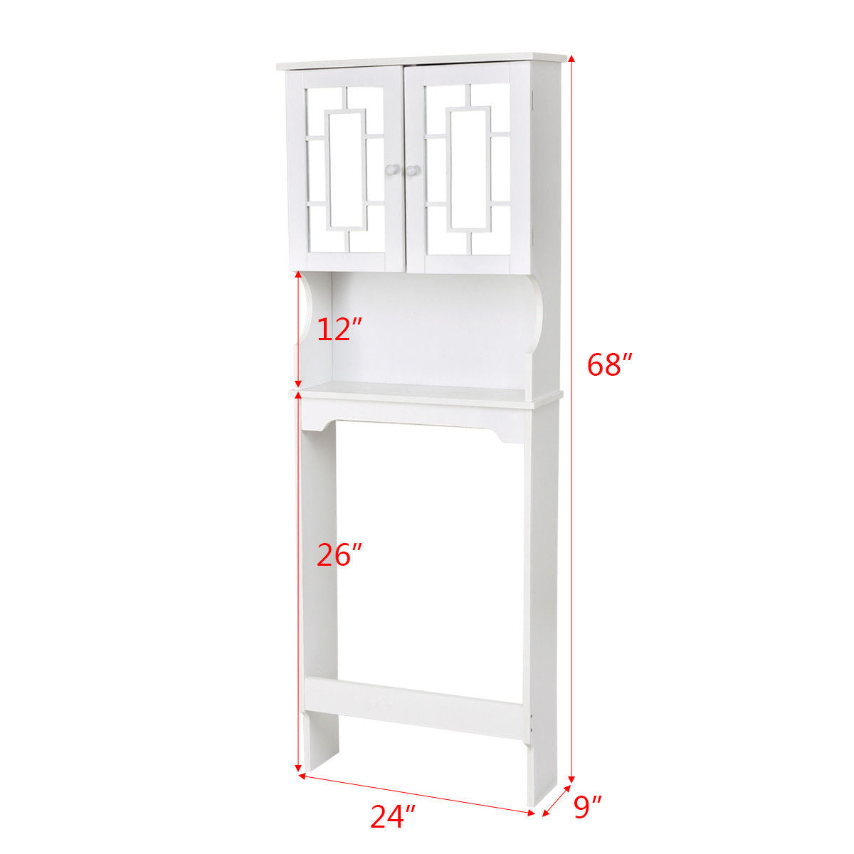 Bathroom Over Toilet Storage Cabinet Shelf