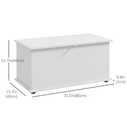 31.5" Storage Chest, Flip-Top Lid, Entryway Bench, Oak Storage Cabinets at Gallery Canada