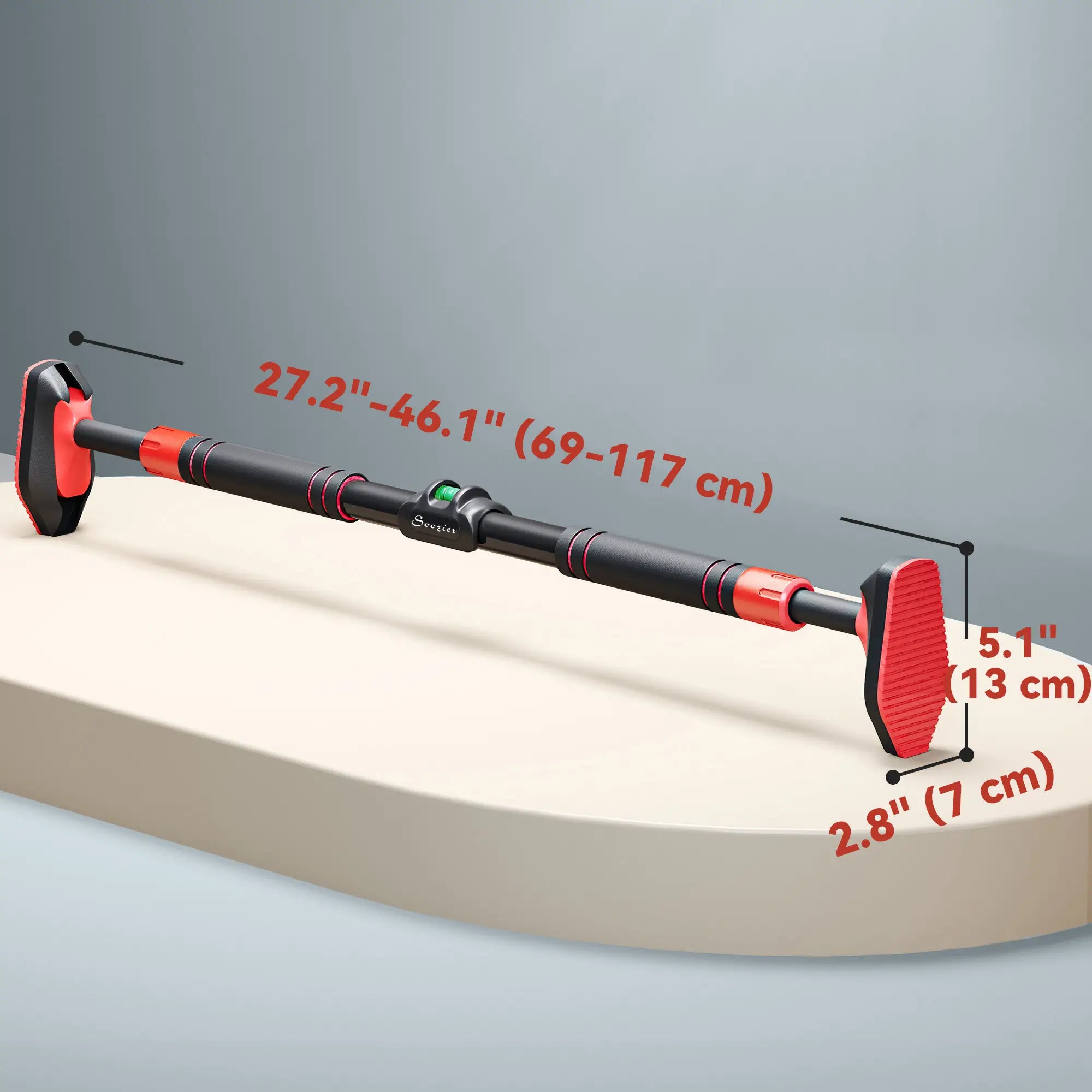Pull Up Bar Doorway No Screws, 37.8-51.2 in Width Adjustable, Max Load 440lbs Strength Training Equipment at Gallery Canada