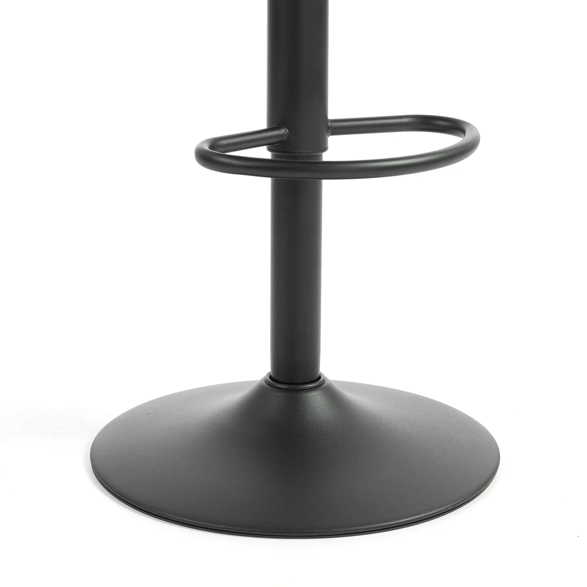 Adjustable Swivel Bar Stools With Backrest, Set Of 2, Black Bar Stools at Gallery Canada