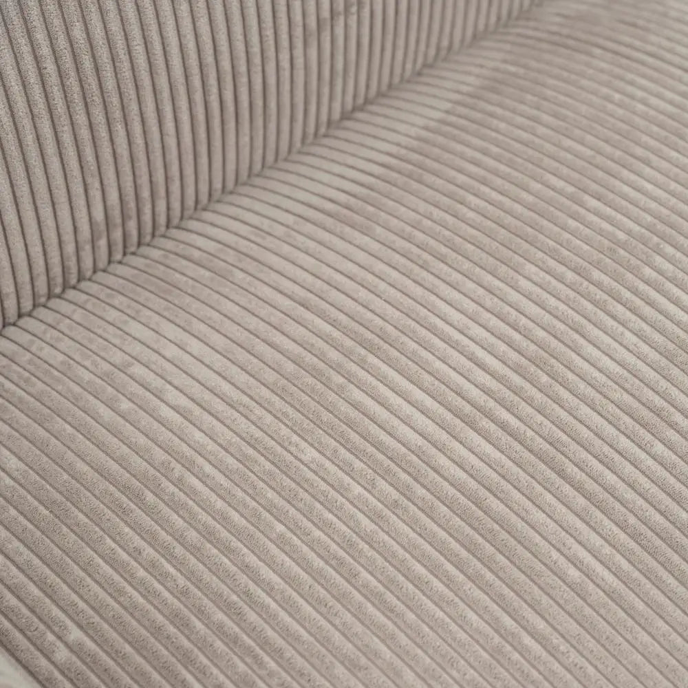 Modern 3 Seater Sofa, Corduroy Loveseat, Rubberwood Legs, Beige 3-Seater Sofas at Gallery Canada