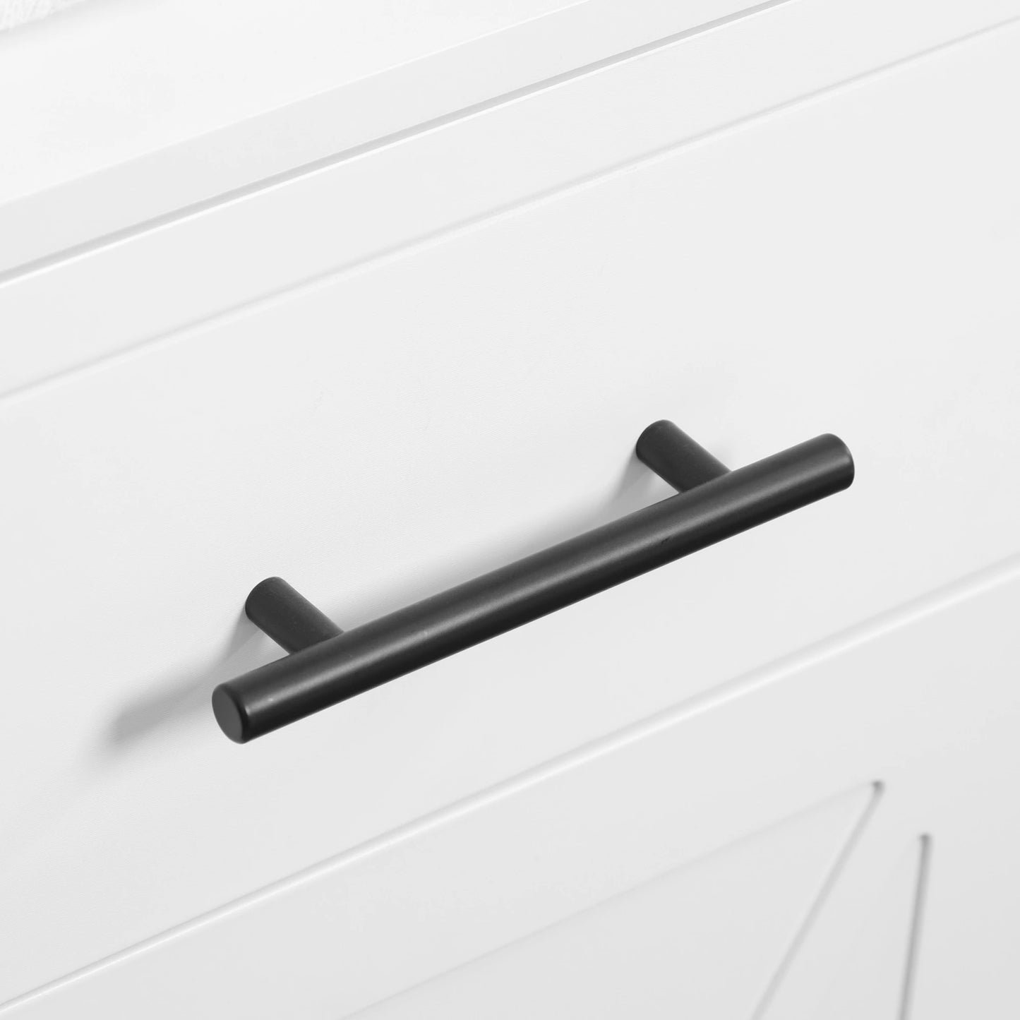 Tall Bathroom Storage Cabinet, 3-Tier Shelf with Door and Drawer, White Bathroom Cabinets at Gallery Canada