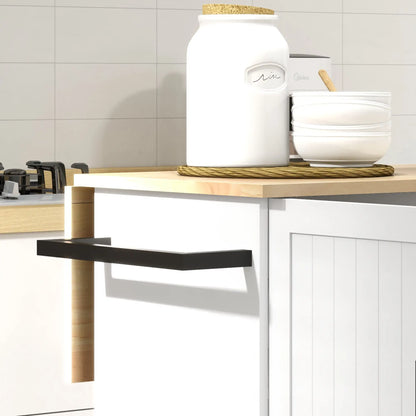 Rolling Kitchen Cart, Drop Leaf, 3 Drawers, Solid Wood Top, Towel Rack, White Kitchen Islands & Kitchen Carts at Gallery Canada