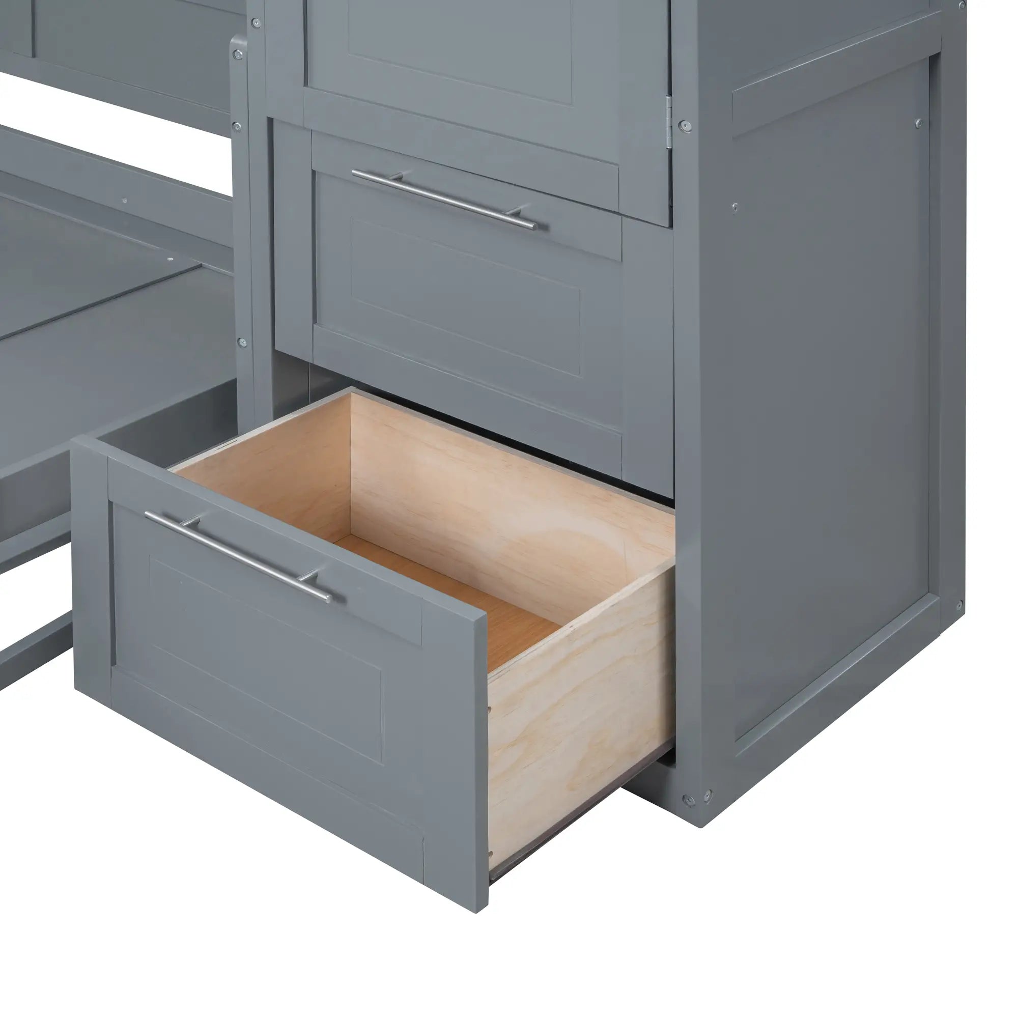 Murphy Bed with Closet, Drawers, 112