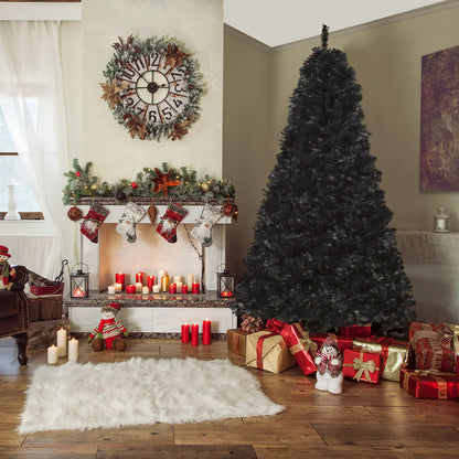 7ft Artificial Christmas Tree, Indoor Holiday Decoration, Black Artificial Christmas Trees at Gallery Canada