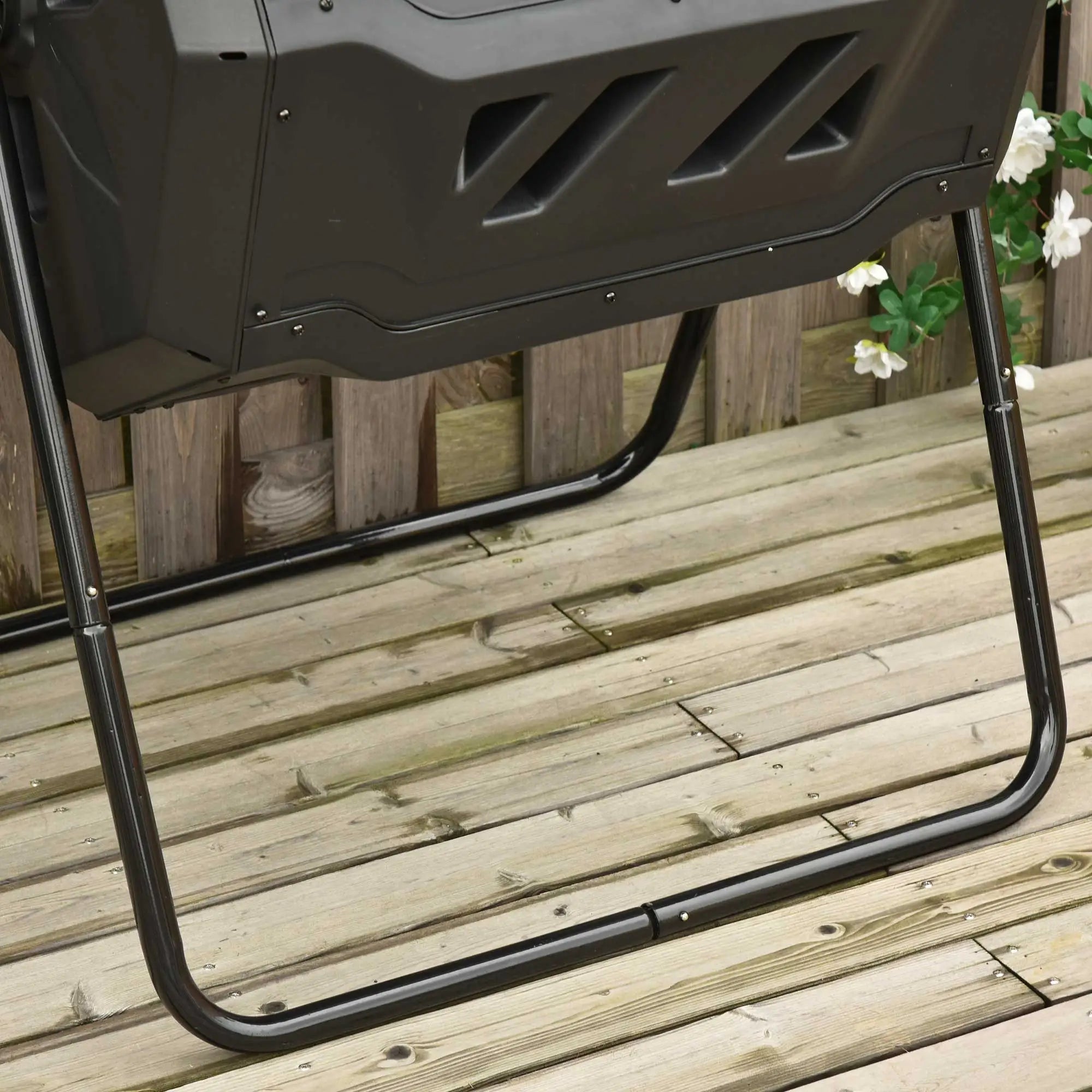Dual Chamber 360° Rotating Compost Bin, 43 Gallon, Green Outdoor Compost Bin at Gallery Canada