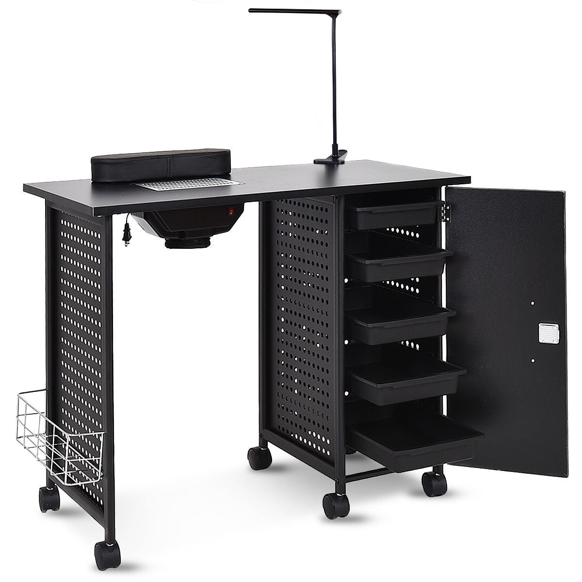 Deluxe Salon Steel Frame Manicure Table Spa & Salon Options at Gallery Canada