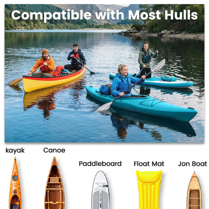 Kayak Cart Foldable Canoe Trolley, 10'' Solid Tires, Aluminum Kayak Carts at Gallery Canada