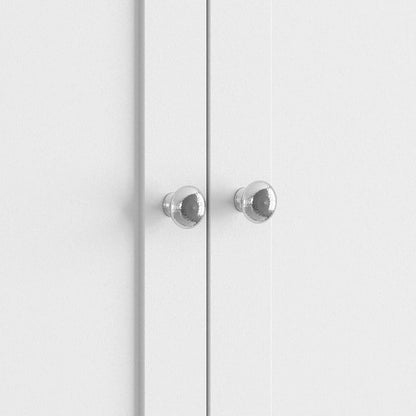 73" White Kitchen Pantry Cabinet, Charging Station, White Kitchen Pantry Cabinets at Gallery Canada