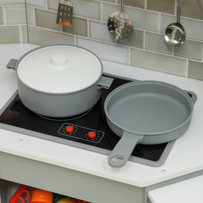 Corner Play Kitchen, Pretend Play Set with Lights, Sounds, Stove Play Kitchen at Gallery Canada