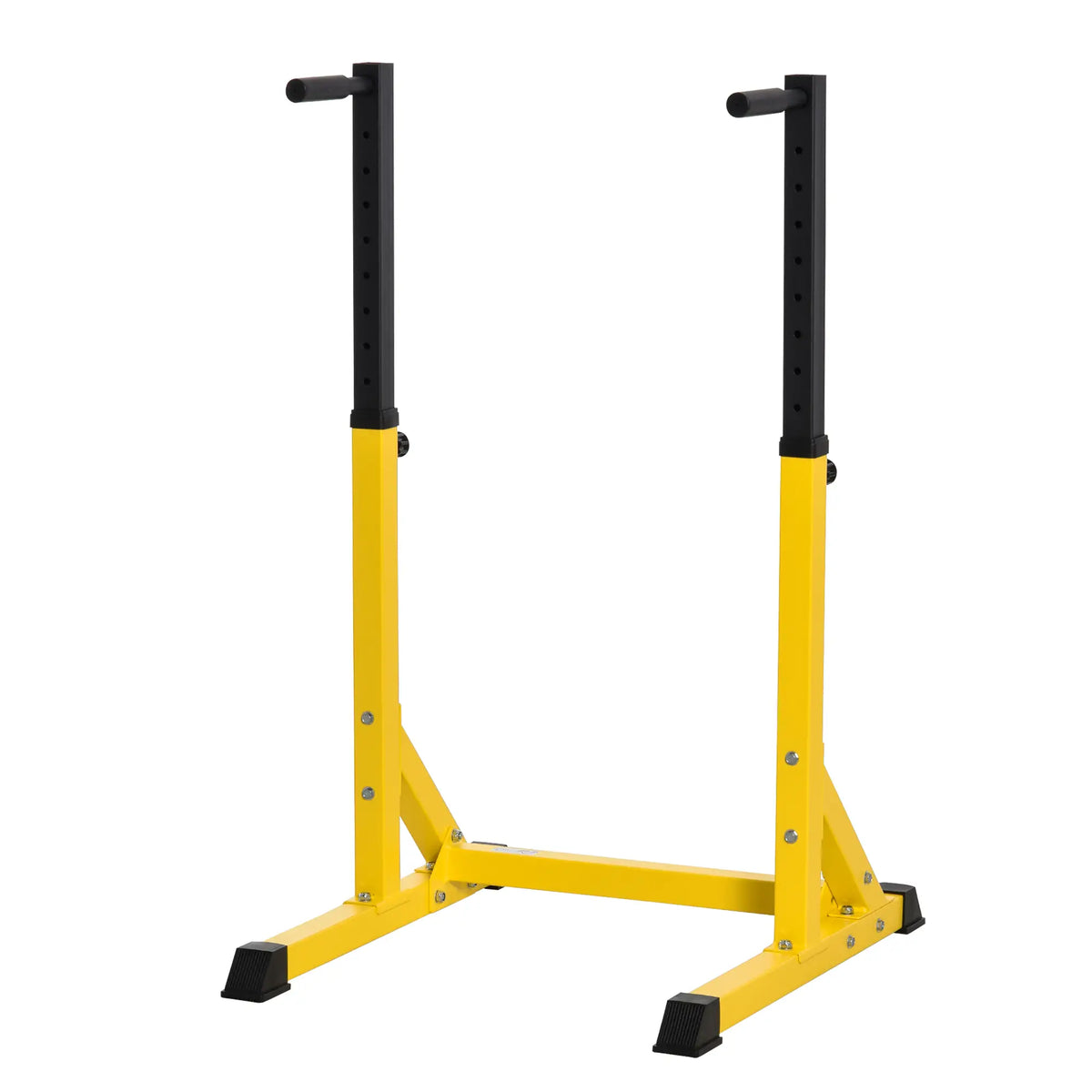 Dip Station, Parallel Bar, 10 Adjustable Height, Home Gym, Yellow Power Towers at Gallery Canada