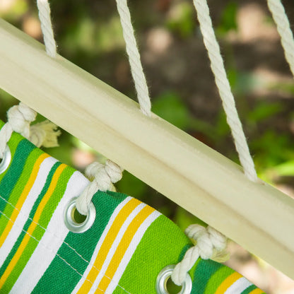 Patio Hammock With Pillow, Striped Camping Lounger, Green Camping Hammocks at Gallery Canada