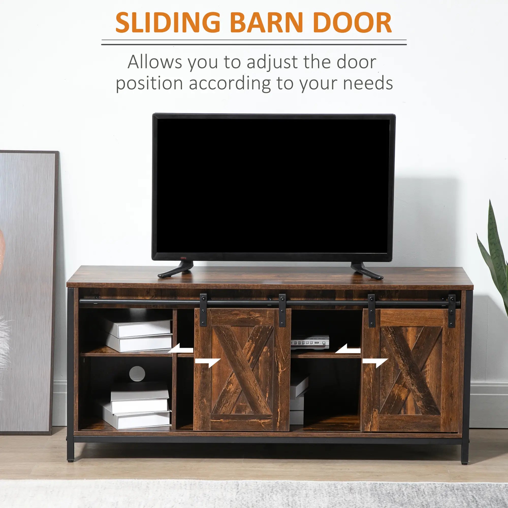 Industrial TV Stand for 60