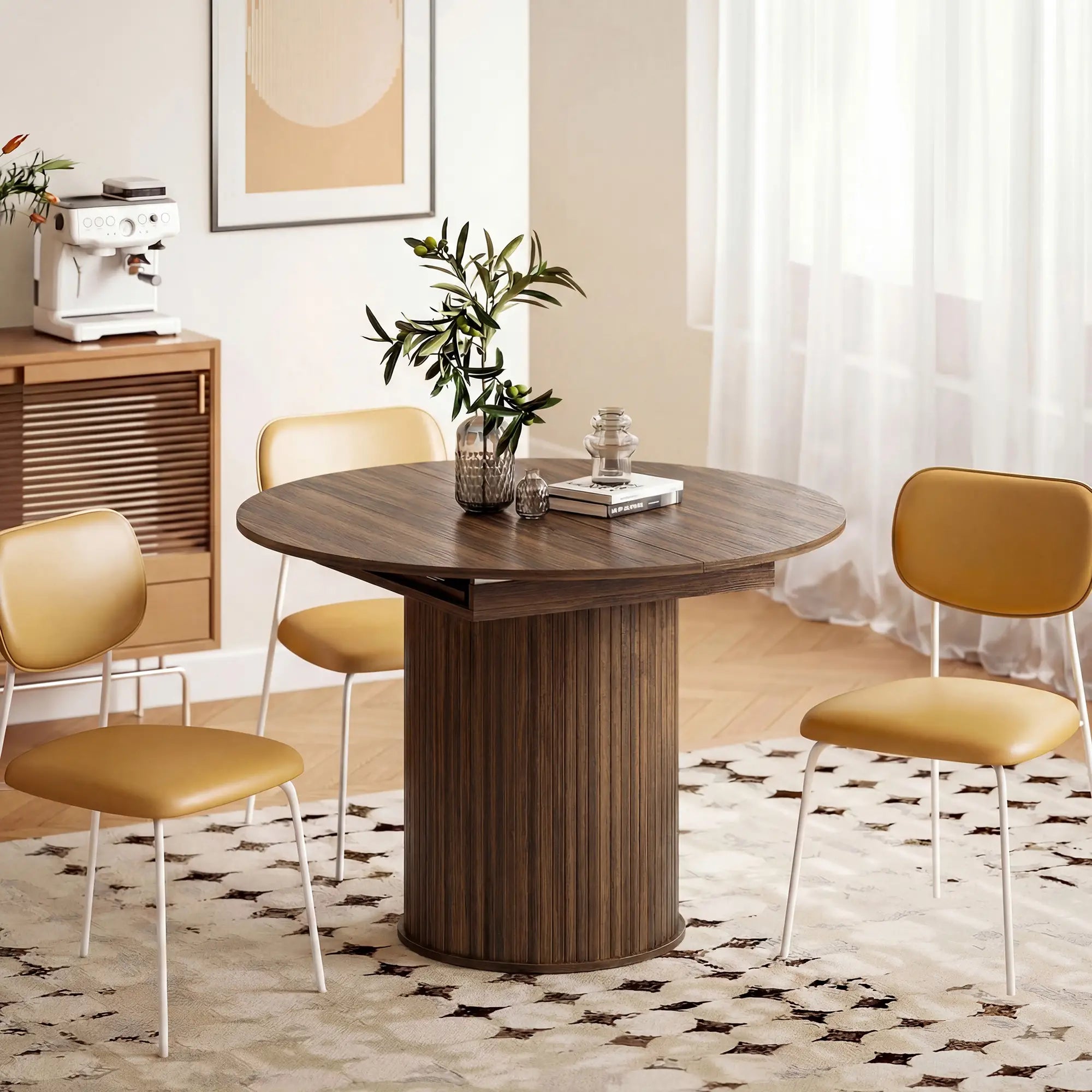 Extendable Kitchen Table, 43.5