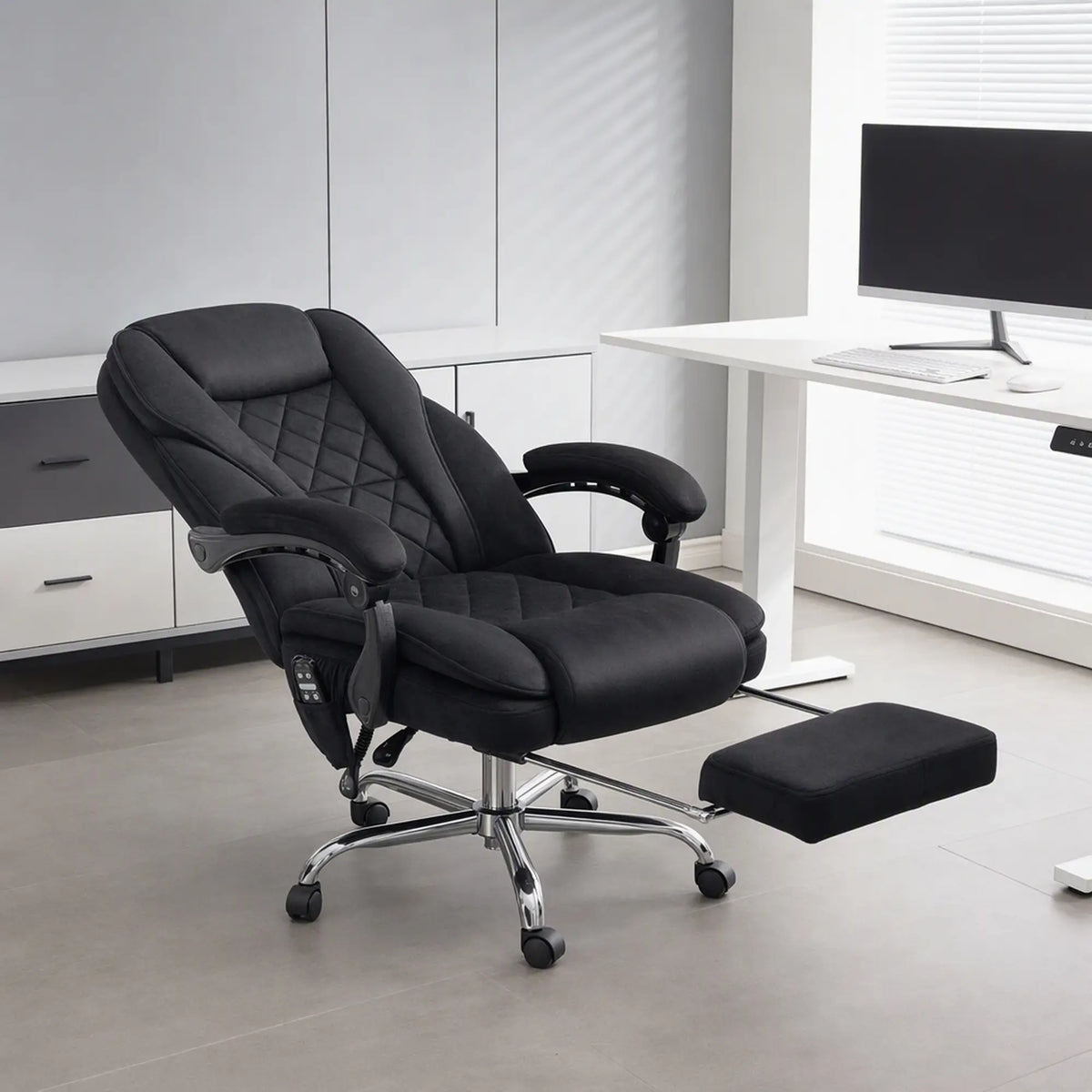 Reclining Massage Office Chair, Black Massage Chairs at Gallery Canada