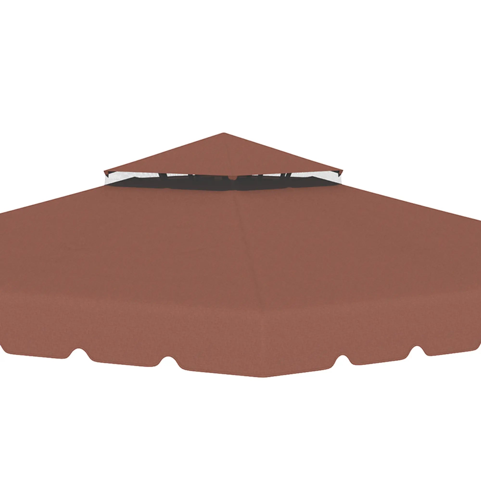 10' X 10' Gazebo Canopy Replacement, Double Vented Roof, Coffee Gazebo Canopy Replacement at Gallery Canada