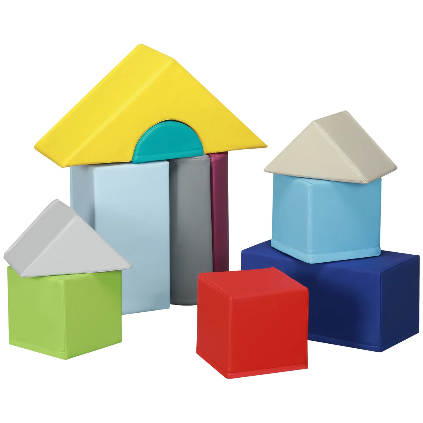 11 Piece Soft Play Blocks Kids Climb and Crawl Gym Toy Foam Building Light Colour Kids Gym & Playmats Light Colour at Gallery Canada
