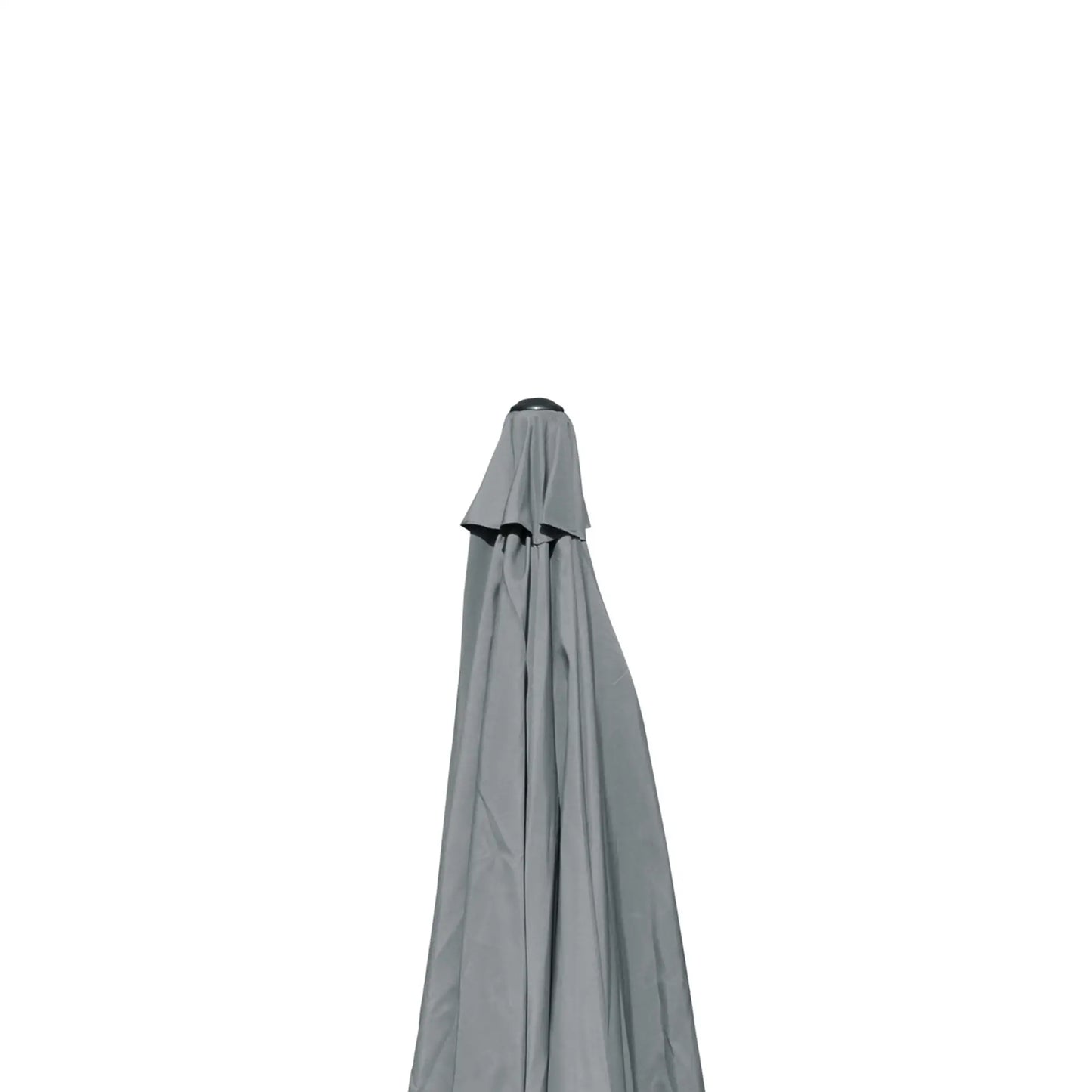 8.5 ft Round Patio Umbrella, Tilt and Crank, Dark Grey Sun Umbrellas at Gallery Canada